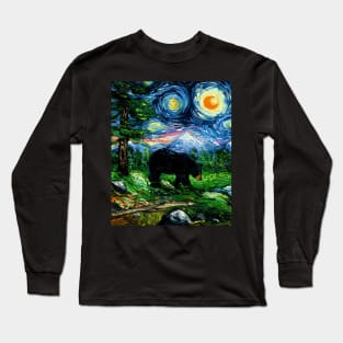 Smoky Mountain Night Long Sleeve T-Shirt